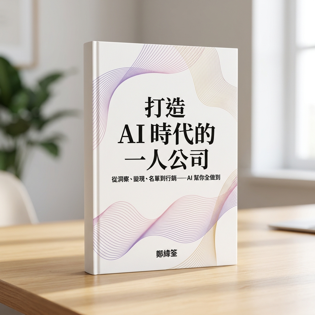 《打造 AI 時代的一人公司》書封